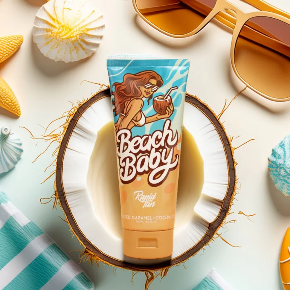 Rapid Tan Beach Baby Salted Caramel & Coconut Tanning Accelerator Lotion 200ml - Image 2