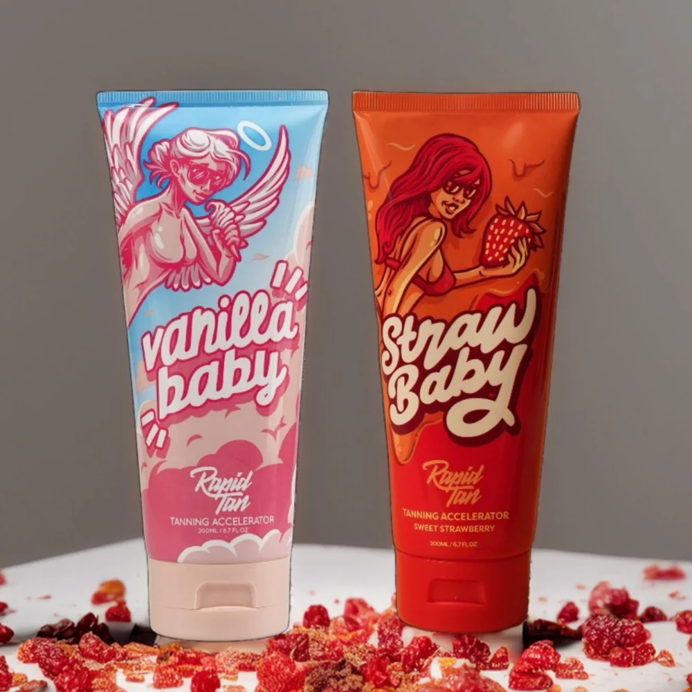Rapid Tan Strawbaby Tanning Accelerator Lotion 200ml - Image 2