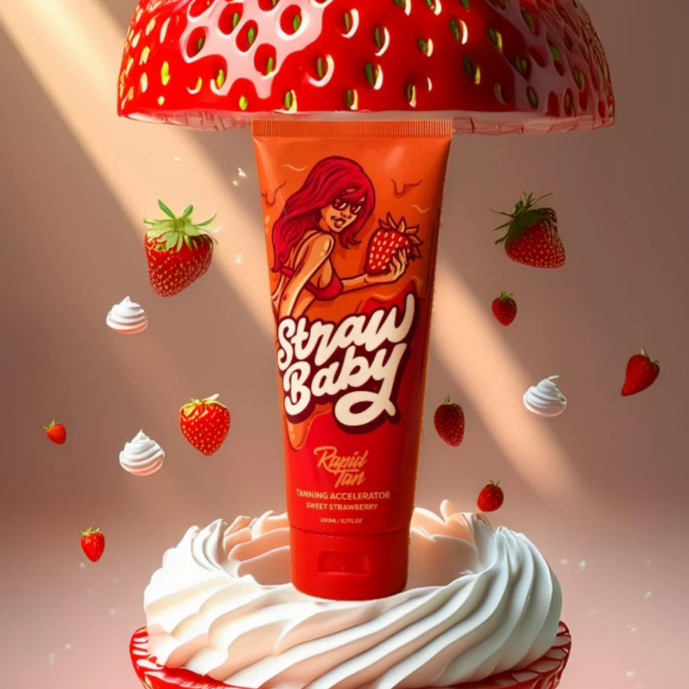 Rapid Tan Strawbaby Tanning Accelerator Lotion 200ml - Image 3