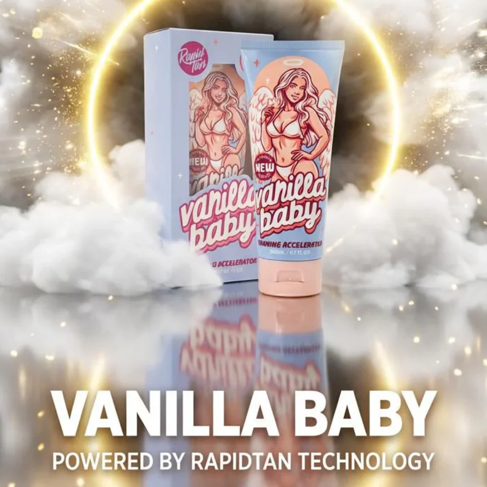 Rapid Tan Vanilla Baby Advanced Tanning Accelerator Lotion 200ml - Image 3