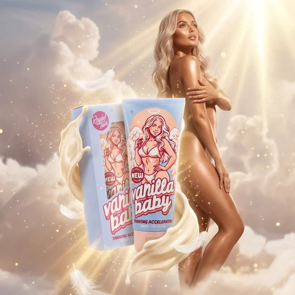 Rapid Tan Vanilla Baby Advanced Tanning Accelerator Lotion 200ml - Image 4