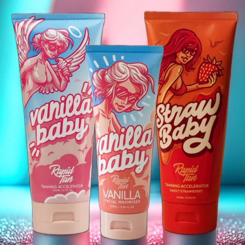 Rapid Tan Vanilla Baby Facial Tan Maximiser Lotion 100ml - Image 2