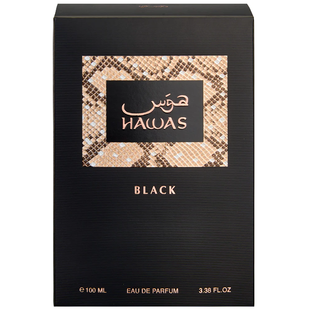 Rasasi Hawas Black For Him Eau De Parfum 100ml - Image 3