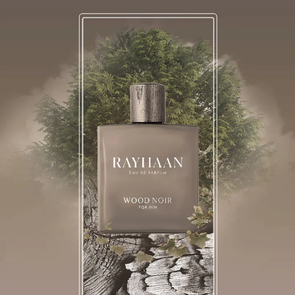 Rayhaan Wood Noir Eau De Parfum 100ml - Image 3