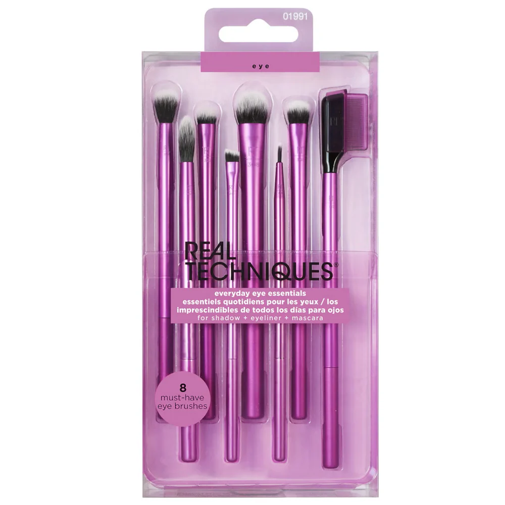 Real Techniques Everyday Eye Essentials Makeup Brush Set - Image 2