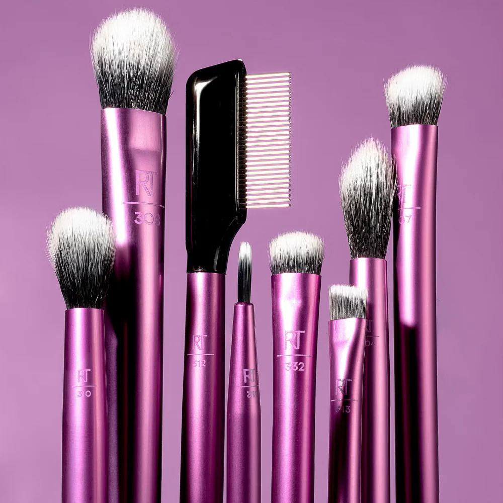 Real Techniques Everyday Eye Essentials Makeup Brush Set - Image 4