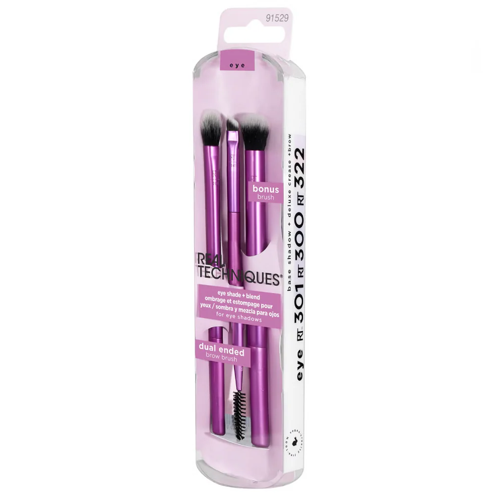 Real Techniques Eye Shade & Blend Brush Trio - Image 3