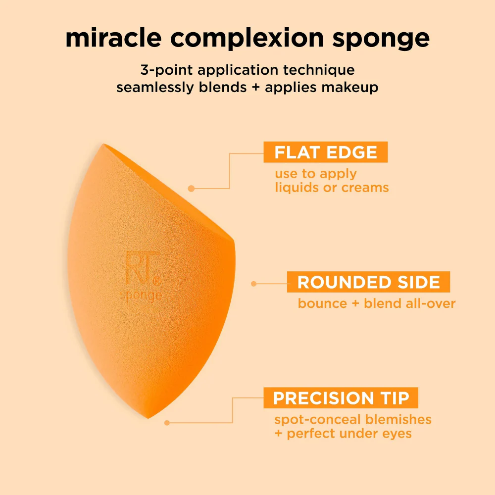 Real Techniques Ultimate Makeup Sponge Blending & Setting Trio - Image 3