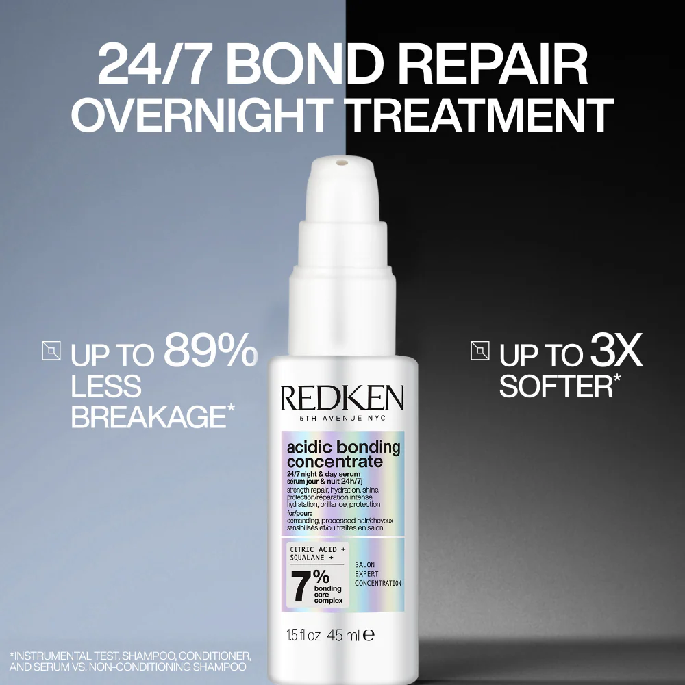 Redken Acidic Bonding Concentrate 24/7 Night & Day Serum 45ml - Image 3