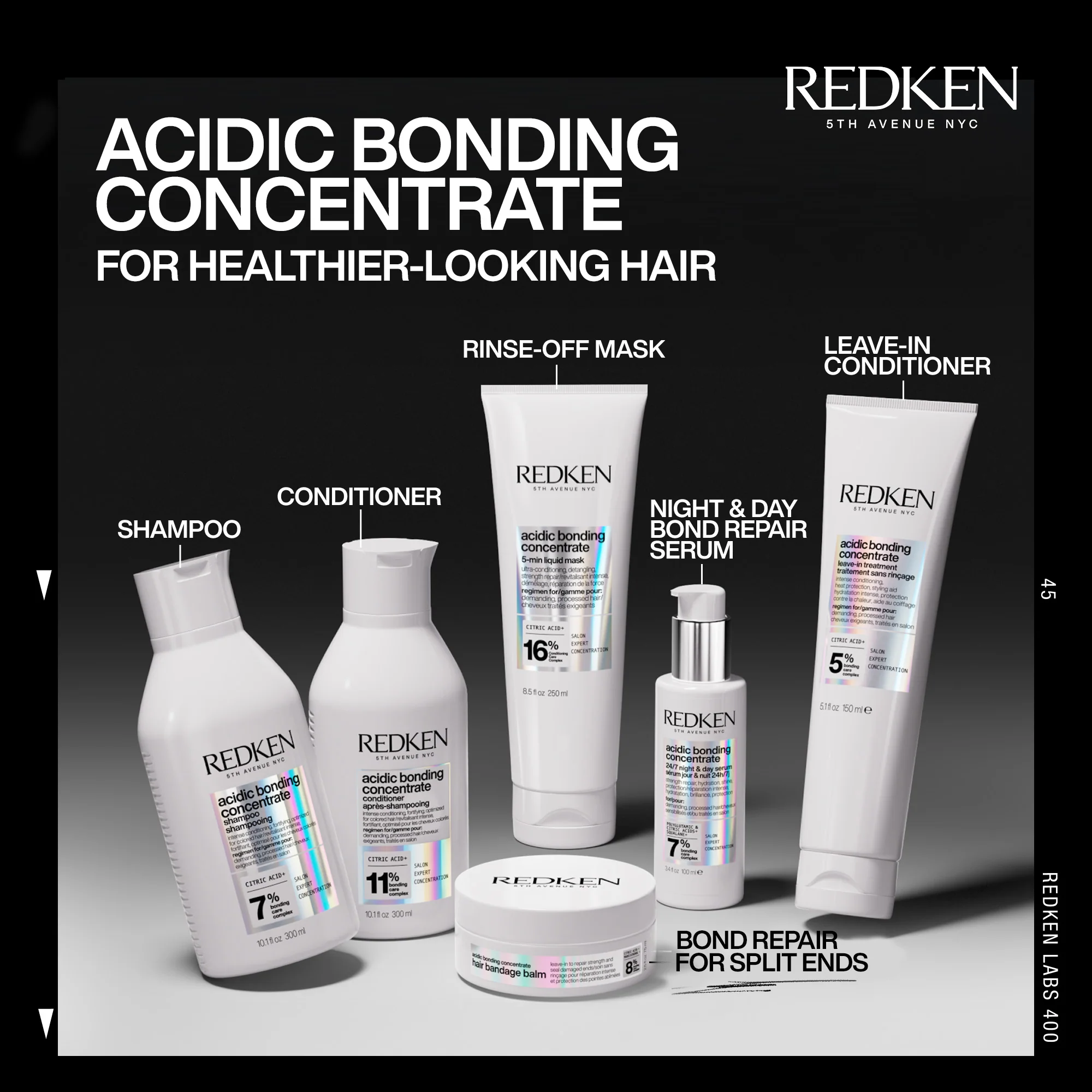 Redken Acidic Bonding Concentrate Leave-In Treatment 150ml & Hair Bandage Balm 75ml Twin - Image 7