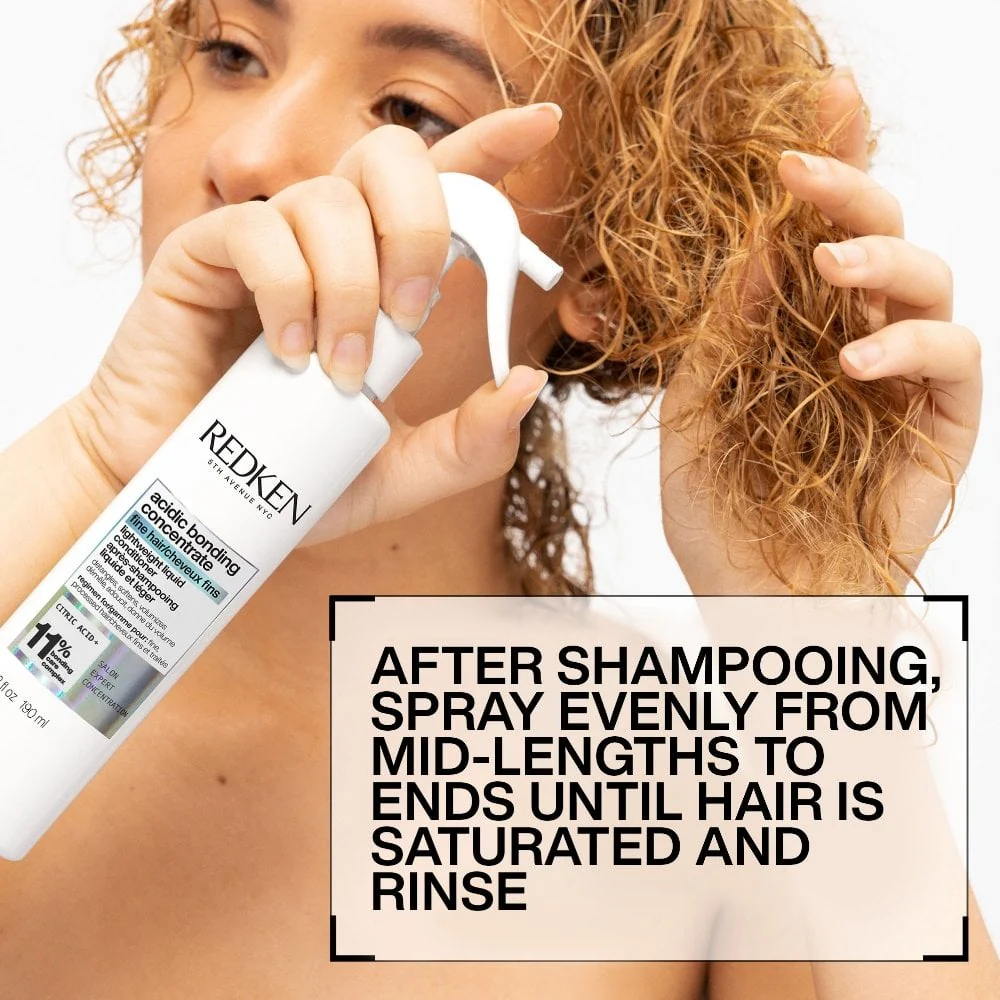 Redken Acidic Bonding Concentrate Lightweight Liquid Conditioner 190ml - Image 6