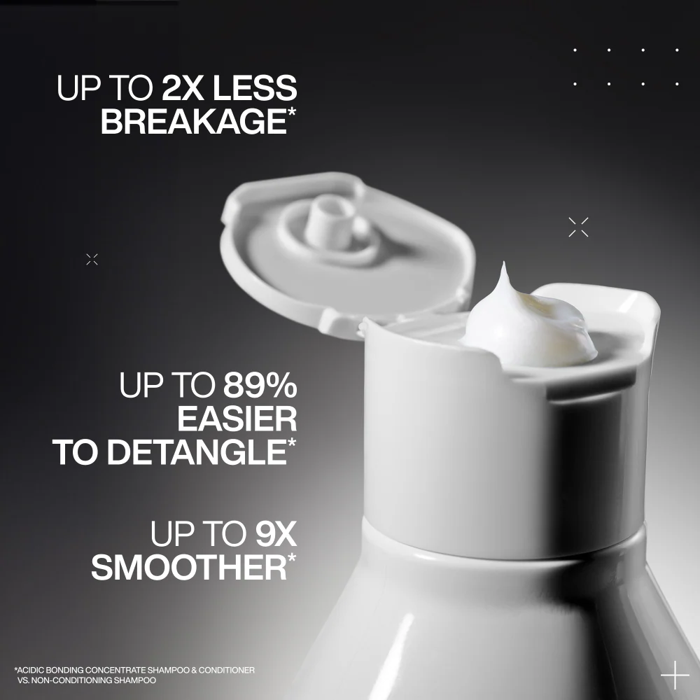 Redken Acidic Bonding Concentrate Shampoo 300ml, Conditioner 300ml & Bandage Balm 75ml Trio - Image 3