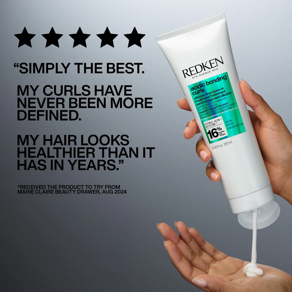 Redken Acidic Bonding Curls Silicone-Free Shampoo 300ml, Conditioner 300ml & Leave-In Treatment 250ml Trio - Image 14