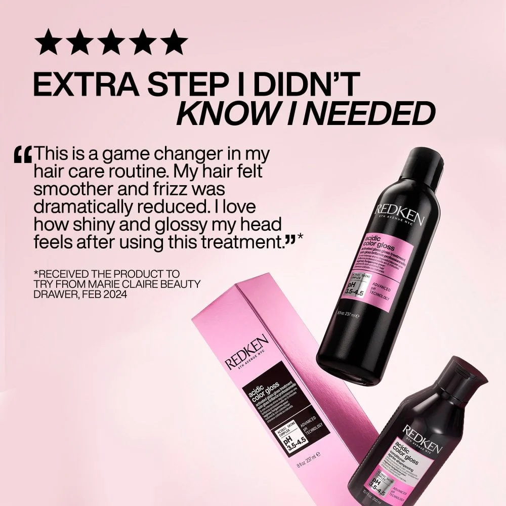 Redken Acidic Colour Activated Glass Gloss Treatment 237ml - Image 12