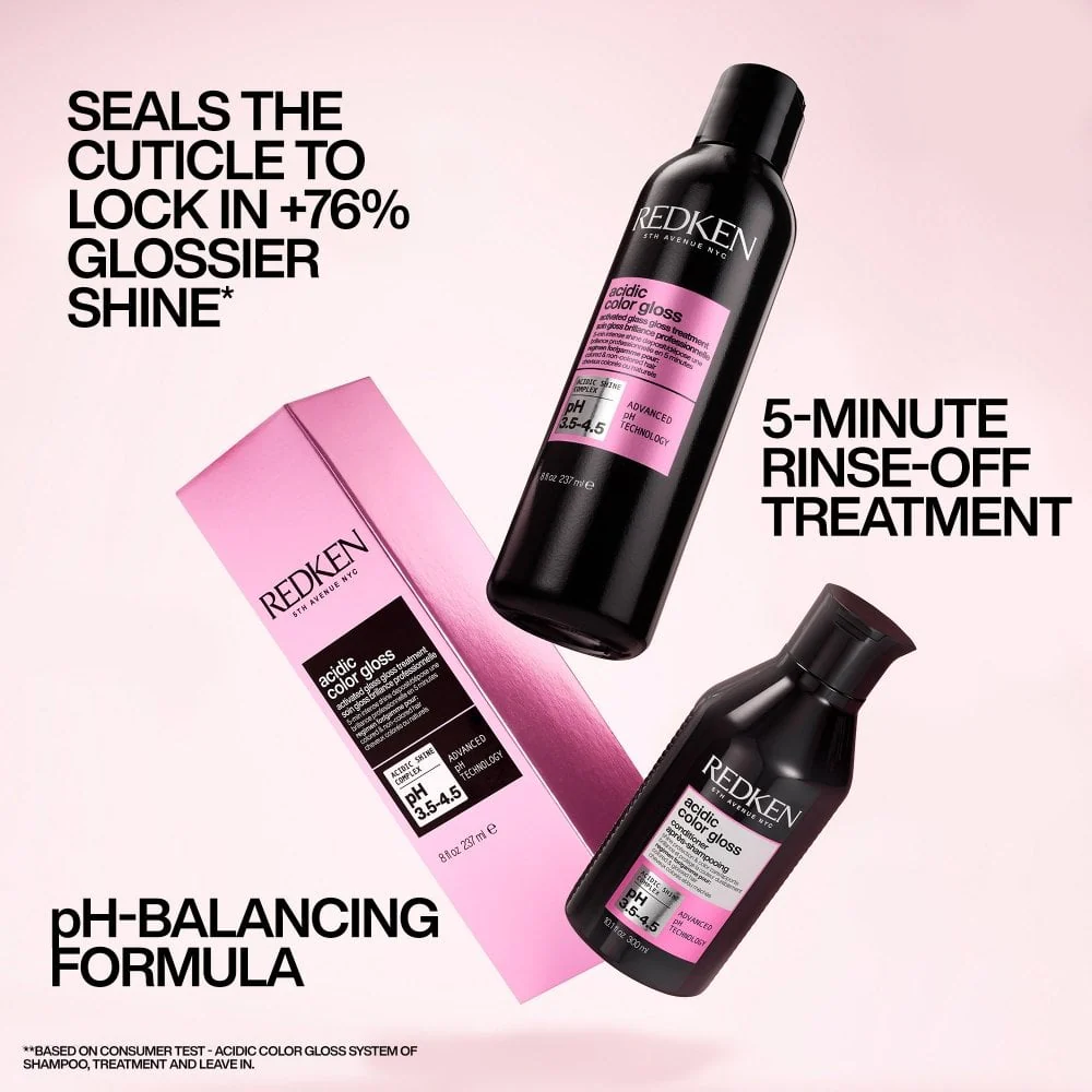 Redken Acidic Colour Activated Glass Gloss Treatment 237ml - Image 2