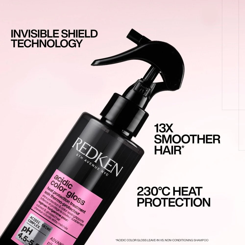 Redken Acidic Colour Gloss Heat Protection Leave-In Spray 190ml - Image 2