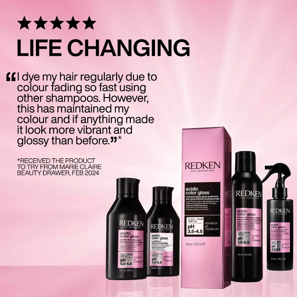 Redken Acidic Colour Gloss Shampoo 300ml & Colour Protection Conditioner 300ml Twin - Image 5