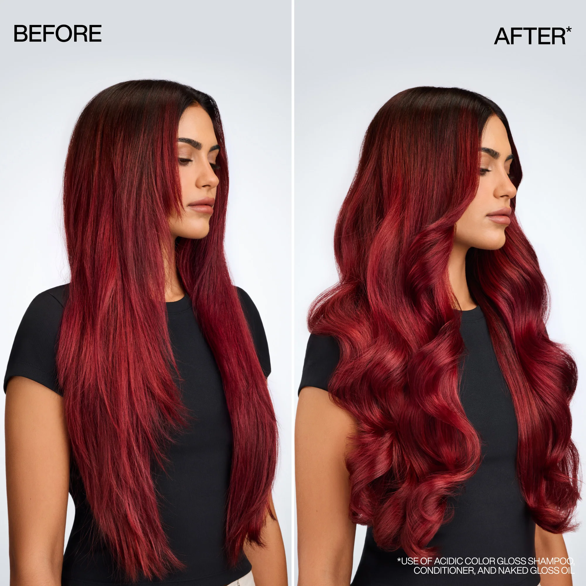 Redken Acidic Colour Gloss Shampoo 300ml, Conditioner 300ml & Naked Gloss Lightweight Hair Oil 100ml Trio - Image 5