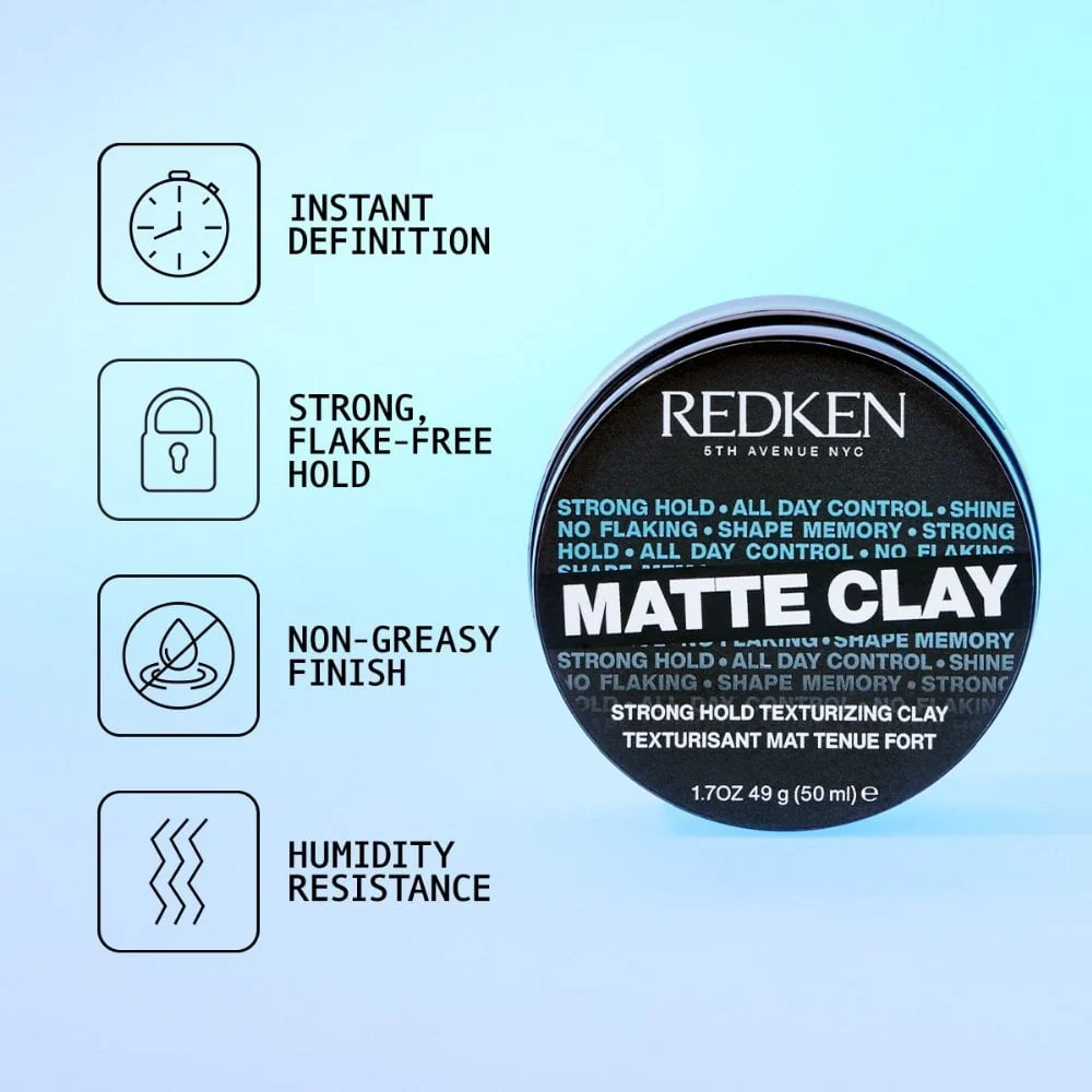 Redken All Day Control Clay 75ml - Image 3