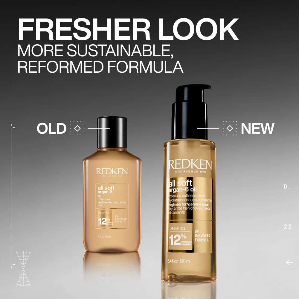 Redken All Soft Argan-6 Hair Oil 100ml - Image 2