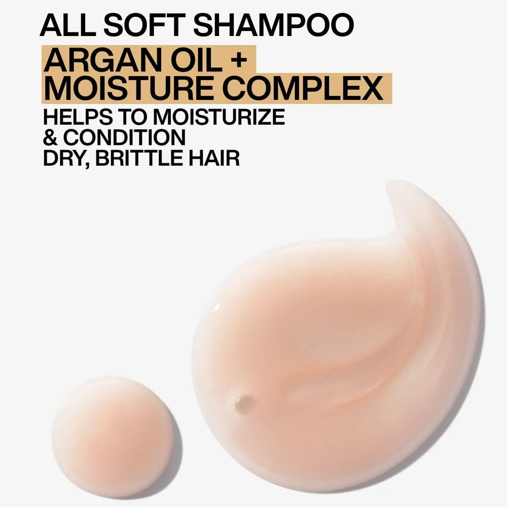 Redken All Soft Moisturising Shampoo 300ml - Image 3