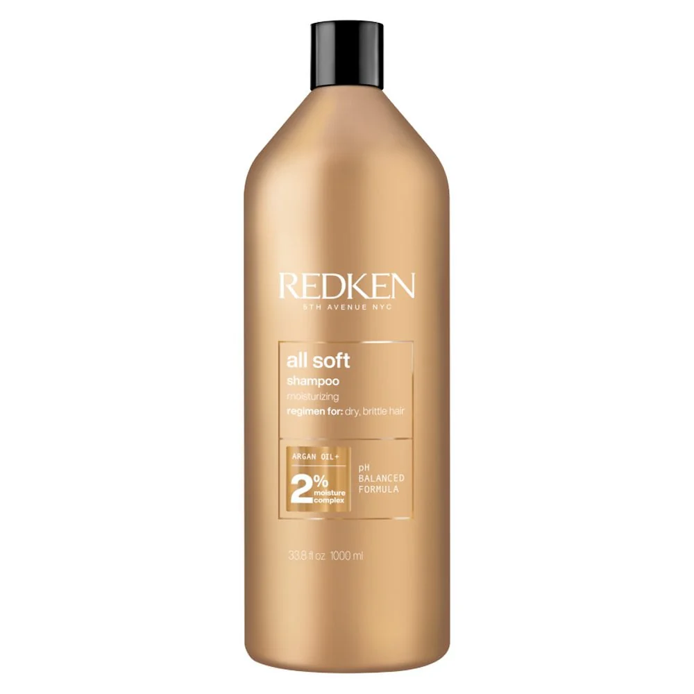Redken All Soft Moisturising Shampoo & Conditioner Twin 2 x 1000ml - Image 2