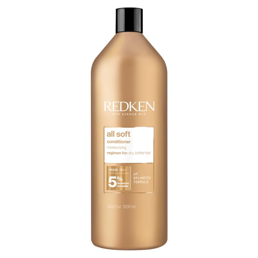 Redken All Soft Moisturising Shampoo & Conditioner Twin 2 x 1000ml - Image 3