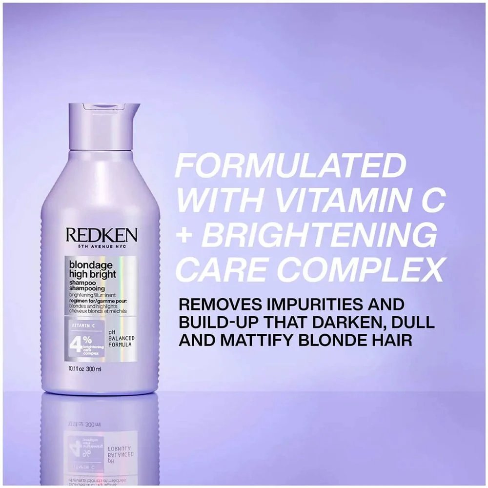 Redken Blondage High Bright Shampoo 300ml - Image 2