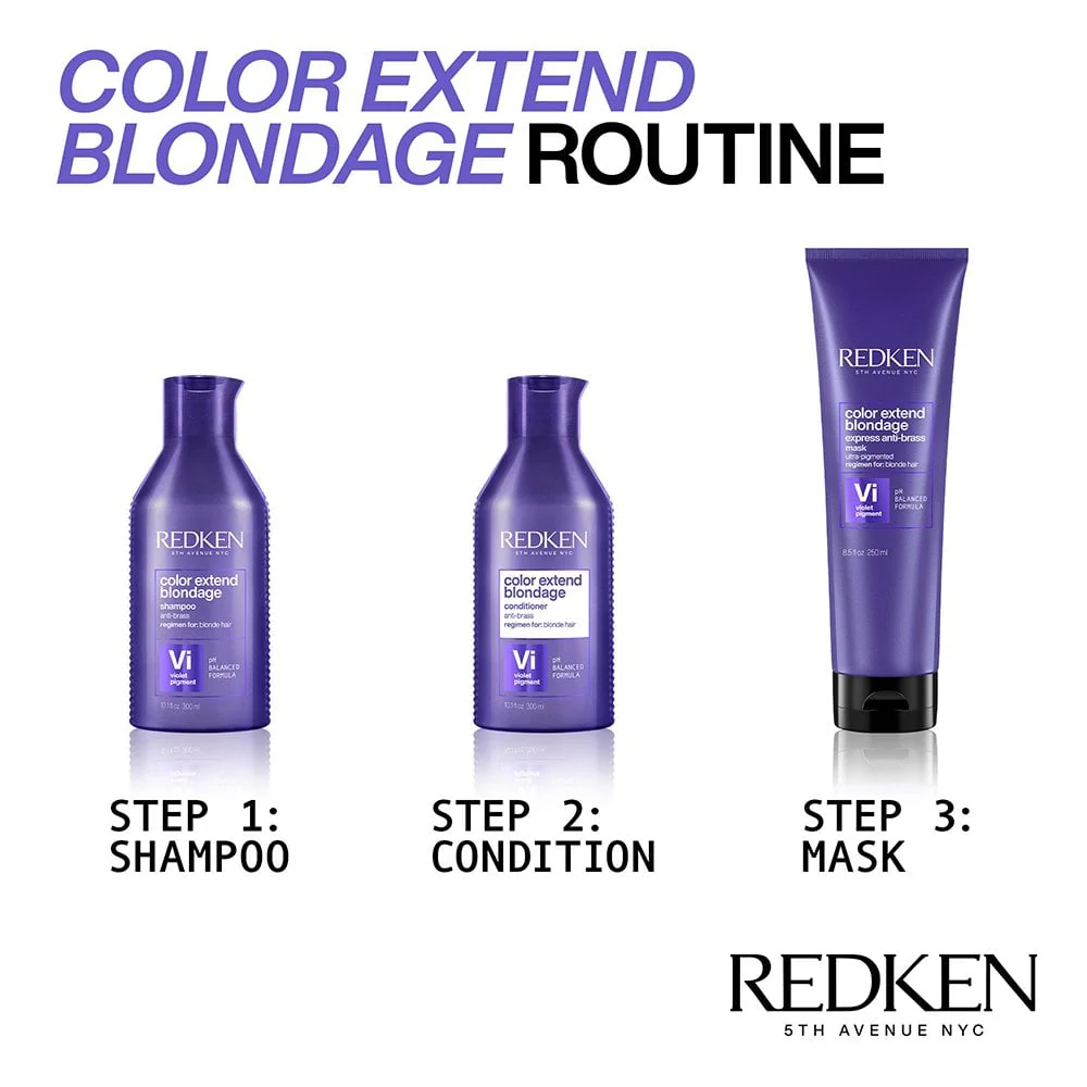 Redken Colour Extend Blondage Anti-Brass Conditioner 300ml - Image 6