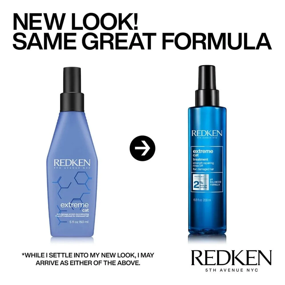 Redken Extreme CAT Anti-Damage Protein Reconstructing Rinse Out Treatment 200ml - Image 2