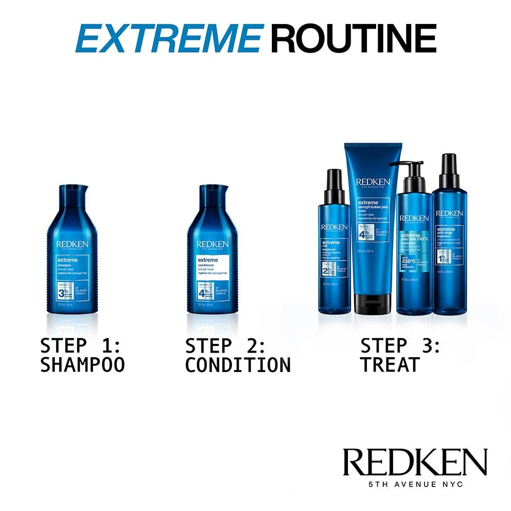 Redken Extreme Strength Builder Plus Strength Repair Mask 250ml - Image 5