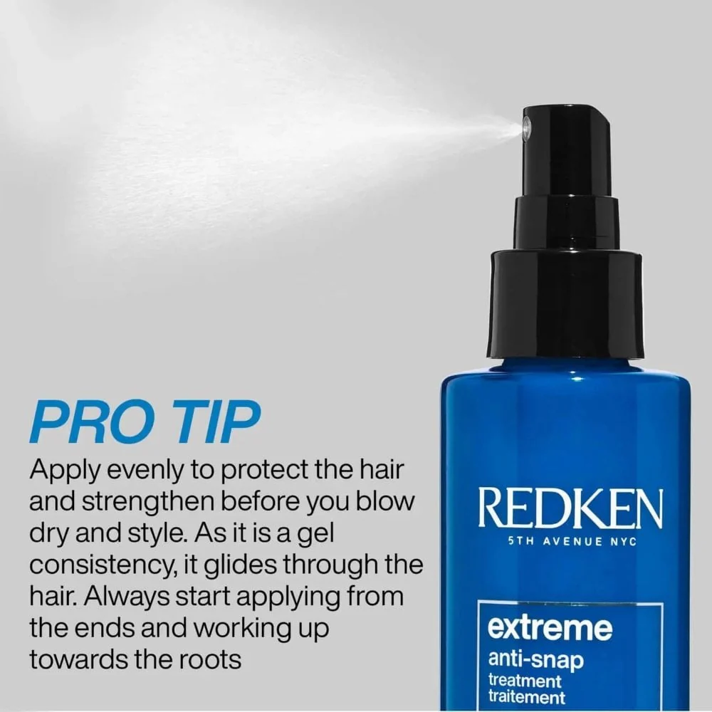 Redken Extreme Strength Repair Shampoo 300ml, Conditioner 300ml + Anti-Snap 250ml Bundle - Image 8