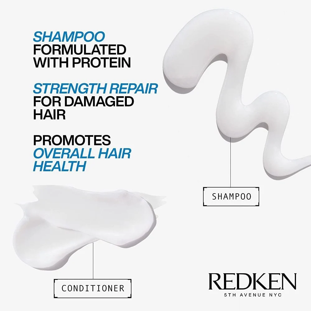 Redken Extreme Strength Repair Shampoo & Conditioner Twin 2 x 300ml - Image 4