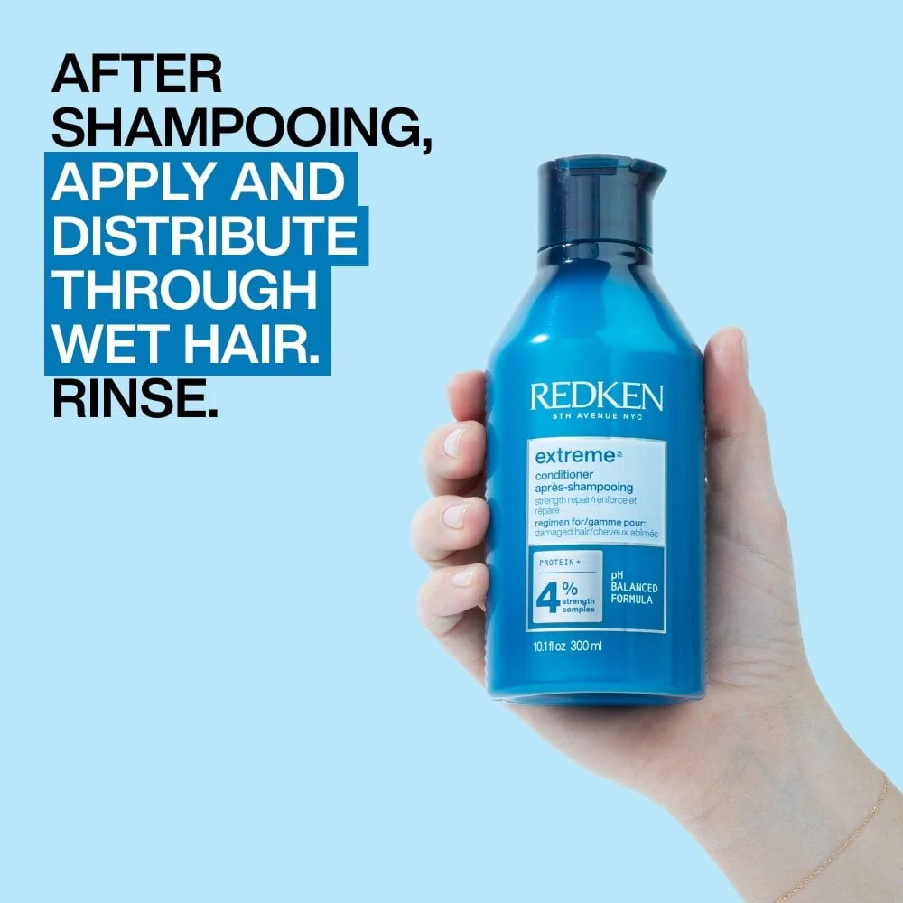 Redken Extreme Strength Repair Shampoo & Conditioner Twin 2 x 300ml - Image 9