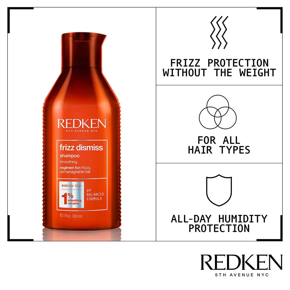 Redken Frizz Dismiss Smoothing Shampoo 300ml - Image 4