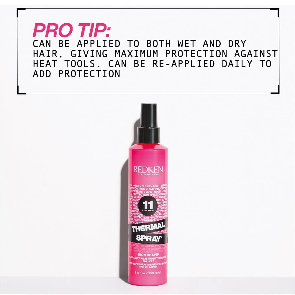 Redken Iron Shape 11 Thermal Protection Spray 250ml - Image 6