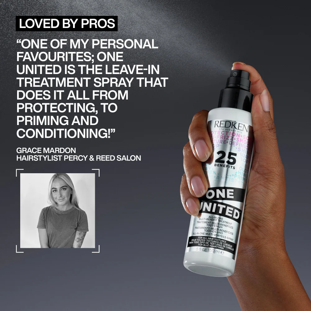 Redken One United Multi-Benefit Treatment 150ml & Acidic Bonding Concentrate Hair Bandage Balm 75ml Twin - Image 9
