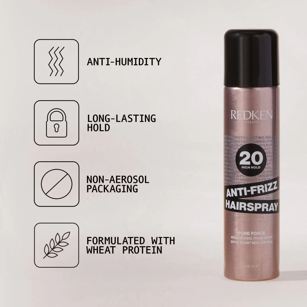 Redken Pure Force Anti-Frizz 20 Hairspray 250ml - Image 3