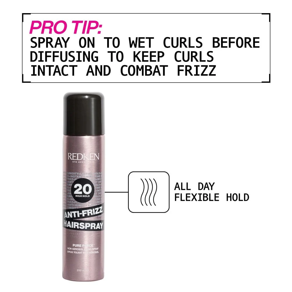 Redken Pure Force Anti-Frizz 20 Hairspray 250ml - Image 4