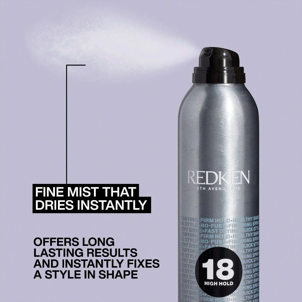 Redken Quick Dry 18 Finishing Hairspray 400ml - Image 2