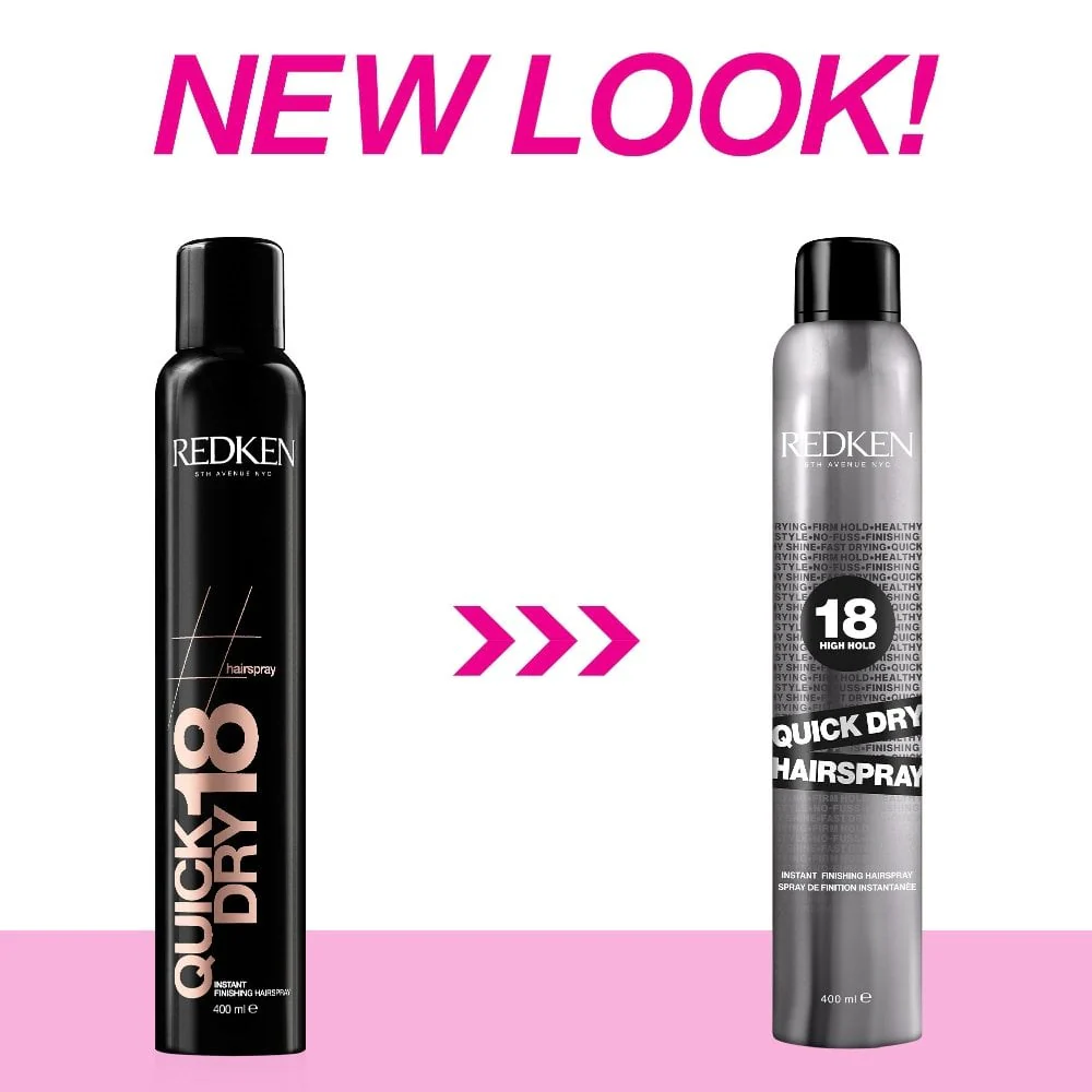 Redken Quick Dry 18 Finishing Hairspray 400ml - Image 5
