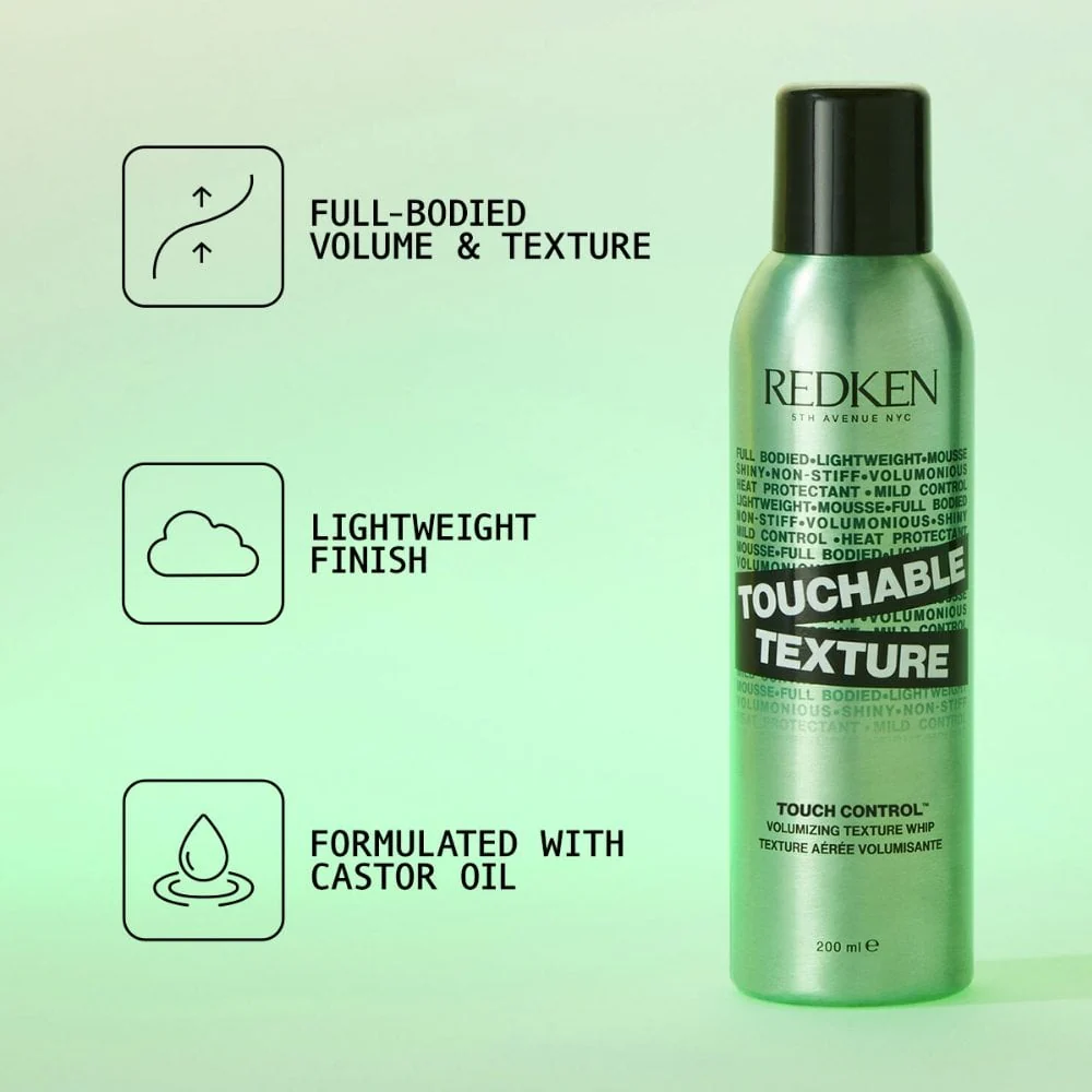 Redken Touch Control Whip Mousse 200ml - Image 3