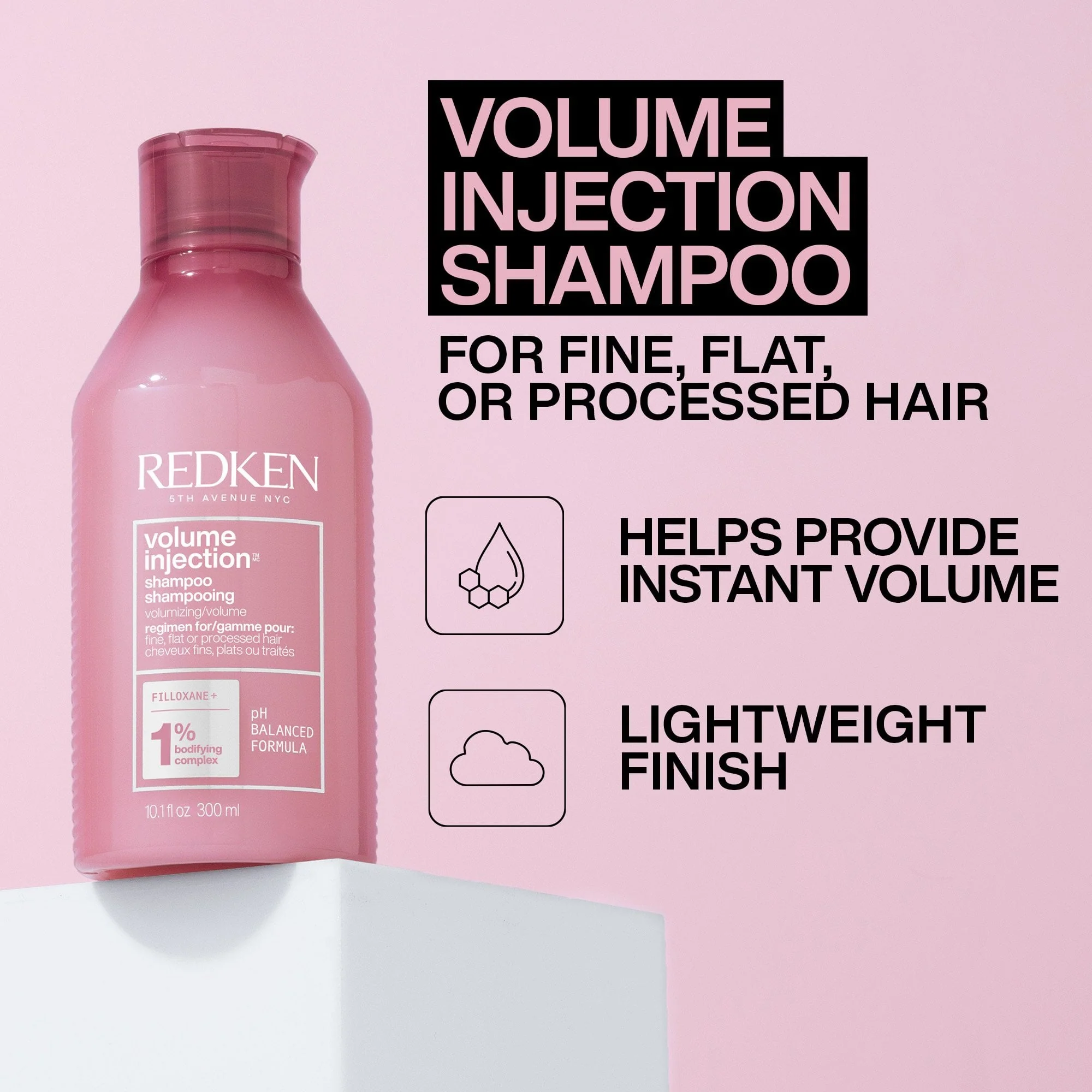 Redken Volume Injection Shampoo 300ml - Image 2