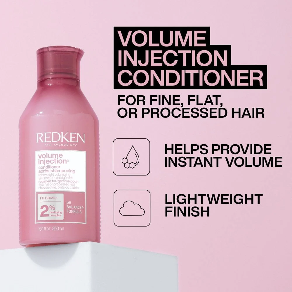 Redken Volume Injection Shampoo & Conditioner Twin 2 x 300ml - Image 5