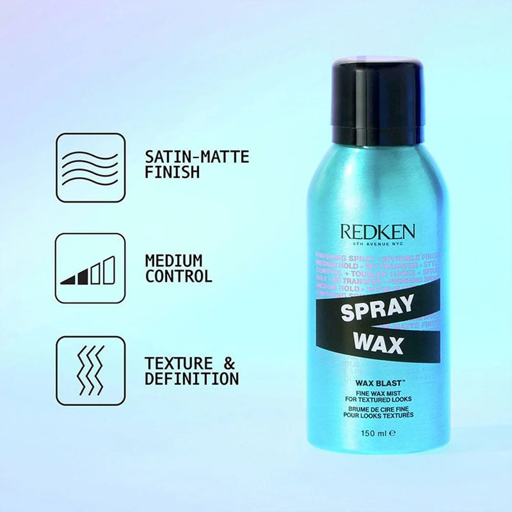Redken Wax Blast Spray Wax 150ml - Image 4