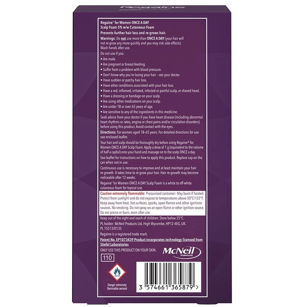 Regaine For Women 5% Scalp Foam 8 Month Supply Bundle - Image 3
