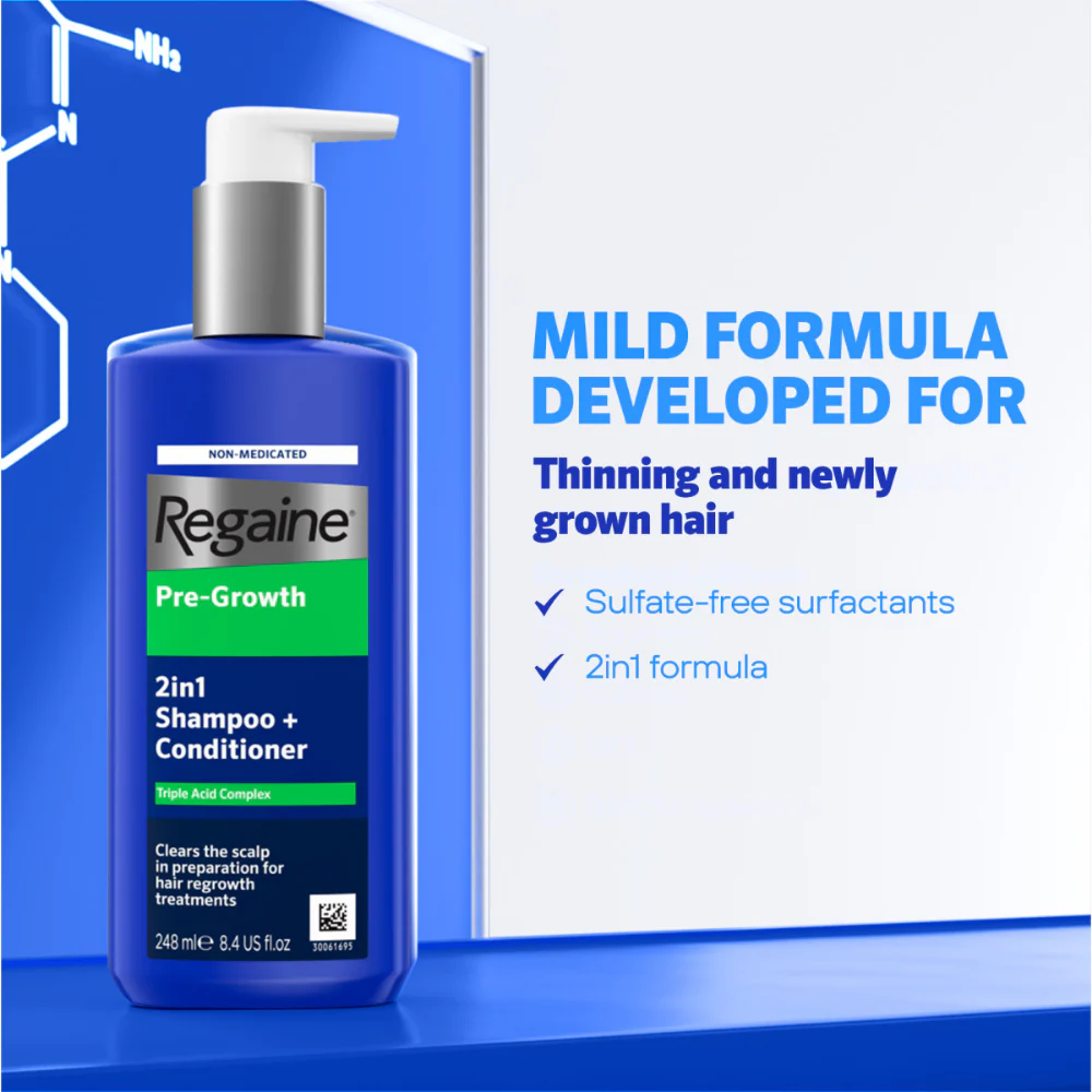 Regaine Pre-Growth 2-In-1 Shampoo & Conditioner 248ml - Image 5