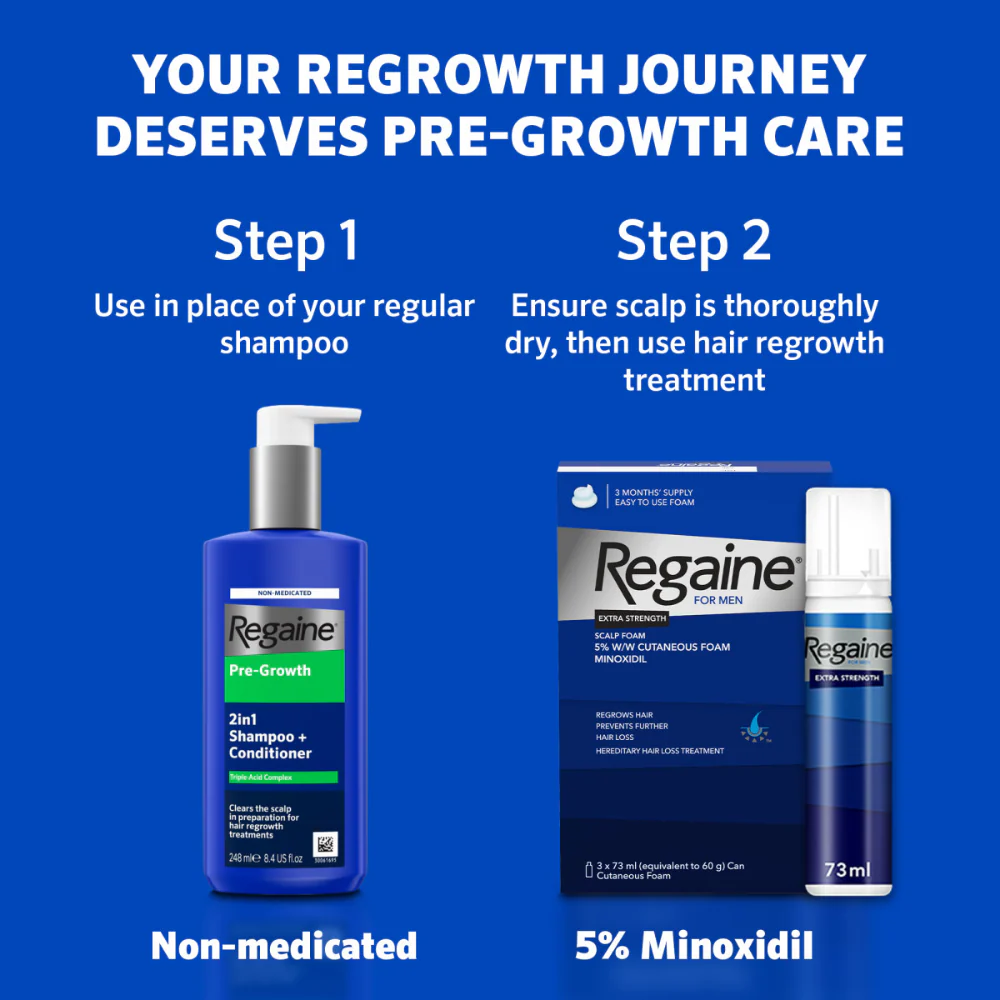 Regaine Pre-Growth 2-In-1 Shampoo & Conditioner 248ml - Image 6