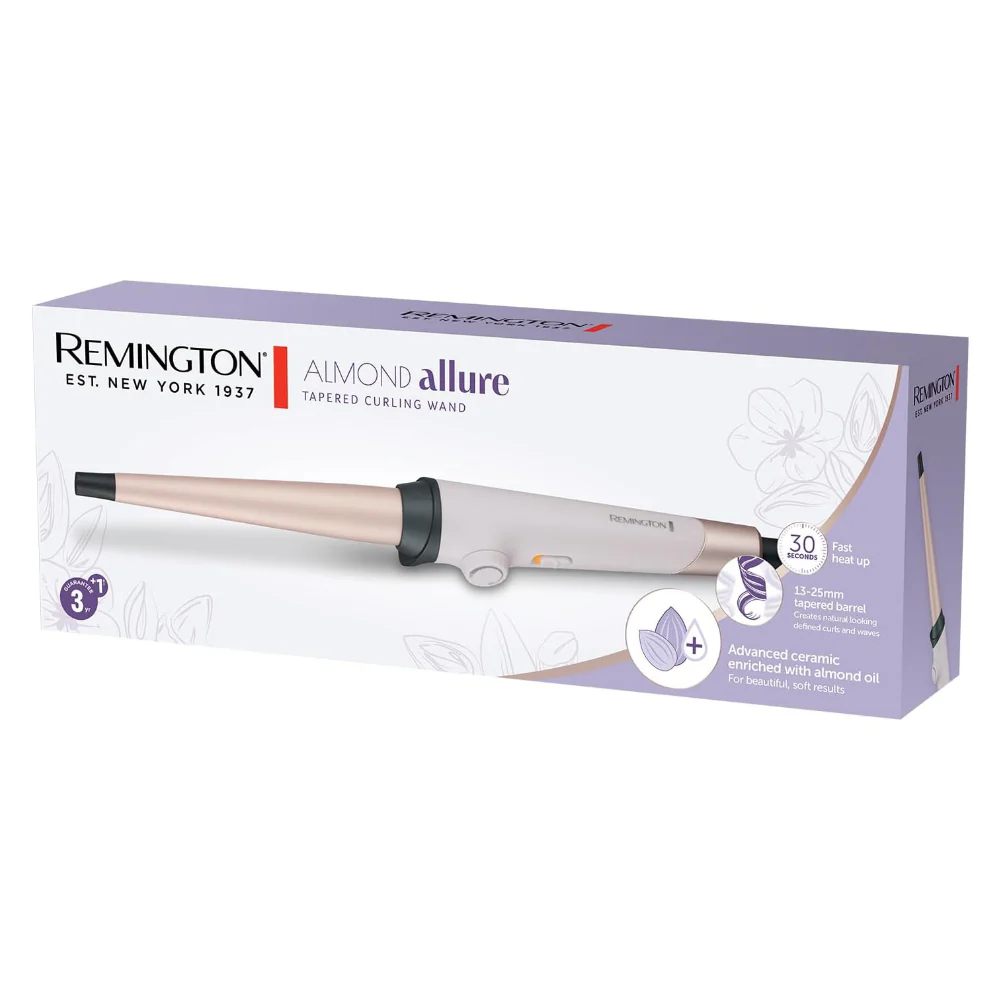 Remington Almond Allure Tapered Curling Wand CI4807 - Image 5