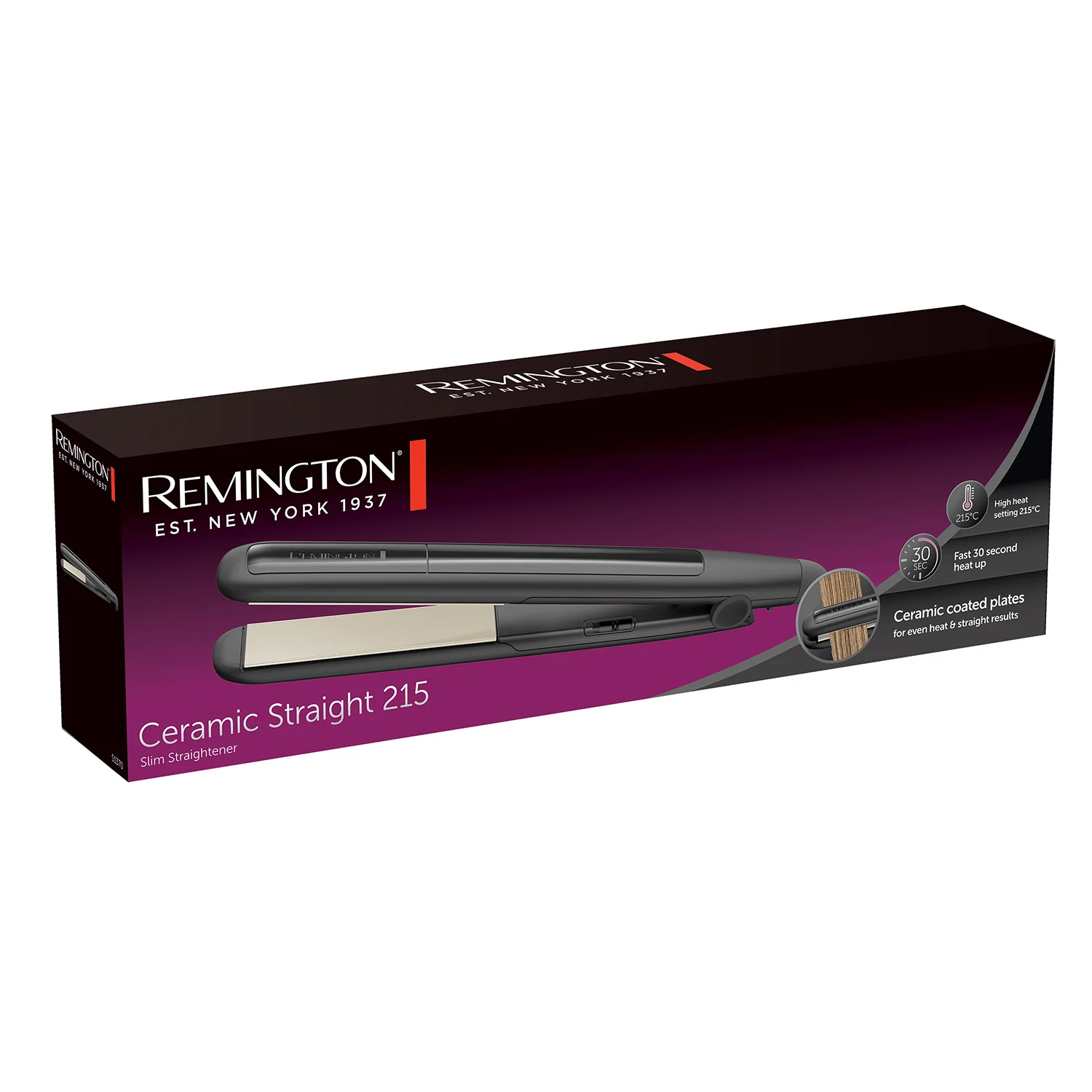 Remington Ceramic 215 Slim Hair Straightener S1370 - Image 9